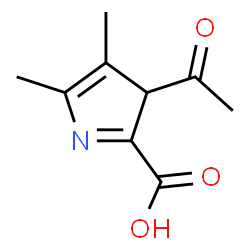 ChemSpider 2D Image | 3-acetyl-4,5-dimethyl-1,3-dihydropyrrole-2-carboxylic acid | C9H12NO3