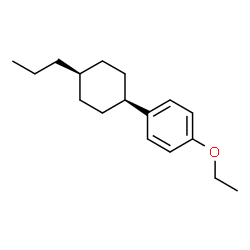ChemSpider 2D Image | 1-Ethoxy-4-(cis-4-propylcyclohexyl)benzene | C17H26O