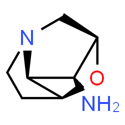 ChemSpider 2D Image | (1R,3S,7S,8S)-2-Oxa-6-azatricyclo[4.2.1.0~3,7~]nonan-8-amine | C7H12N2O