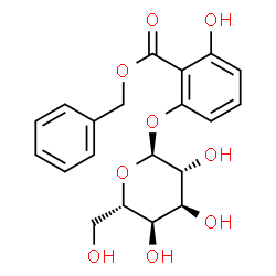 ChemSpider 2D Image | Benzyl 2-(alpha-L-altropyranosyloxy)-6-hydroxybenzoate | C20H22O9