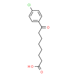 ChemSpider 2D Image | 8-(4-Chlorophenyl)-8-oxooctanoic acid | C14H17ClO3