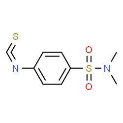 ChemSpider 2D Image | 4-Isothiocyanato-N,N-dimethylbenzenesulfonamide | C9H10N2O2S2