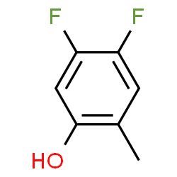 ChemSpider 2D Image | 4,5-Difluoro-2-methylphenol | C7H6F2O