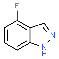 ChemSpider 2D Image | 4-Fluoro-1H-indazole | C7H5FN2