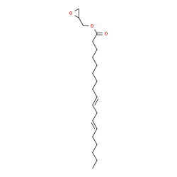 ChemSpider 2D Image | 2-Oxiranylmethyl (9E,12E)-9,12-octadecadienoate | C21H36O3
