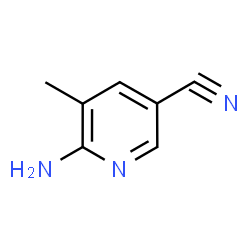 ChemSpider 2D Image | 6-amino-5-methylnicotinonitrile | C7H7N3