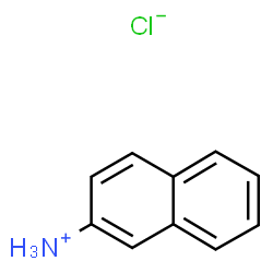 ChemSpider 2D Image | 2-Naphthalenaminium chloride | C10H10ClN