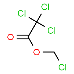 ChemSpider 2D Image | Chloromethyl trichloroacetate | C3H2Cl4O2