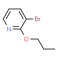ChemSpider 2D Image | 3-Bromo-2-propoxypyridine | C8H10BrNO