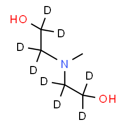 ChemSpider 2D Image | 2,2'-(Methylimino)di(~2~H_4_)ethanol | C5H5D8NO2