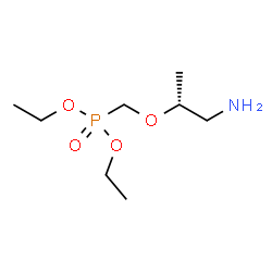 ChemSpider 2D Image | Diethyl ({[(2R)-1-amino-2-propanyl]oxy}methyl)phosphonate | C8H20NO4P