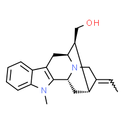 ChemSpider 2D Image | (3beta,16S,19E)-1-Methylsarpagan-17-ol | C20H24N2O