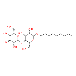 ChemSpider 2D Image | Nonyl 4-O-alpha-D-mannopyranosyl-beta-D-mannopyranoside | C21H40O11