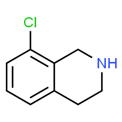 ChemSpider 2D Image | 8-Chloro-1,2,3,4-tetrahydroisoquinoline | C9H10ClN
