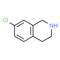 ChemSpider 2D Image | 7-Chloro-1,2,3,4-tetrahydroisoquinoline | C9H10ClN