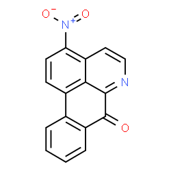 ChemSpider 2D Image | 3-Nitro-7H-dibenzo[de,g]quinolin-7-one | C16H8N2O3