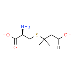 ChemSpider 2D Image | S-[4-Hydroxy-2-methyl(4-~2~H_1_)-2-butanyl]-L-cysteine | C8H16DNO3S