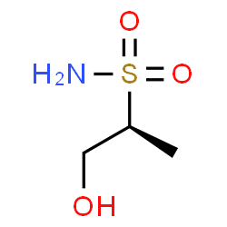 ChemSpider 2D Image | (2S)-1-Hydroxy-2-propanesulfonamide | C3H9NO3S