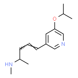ChemSpider 2D Image | (4E)-5-(5-Isopropoxy-3-pyridinyl)-N-methyl-4-penten-2-amine | C14H22N2O