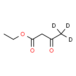 ChemSpider 2D Image | Ethyl 3-oxo(4,4,4-~2~H_3_)butanoate | C6H7D3O3
