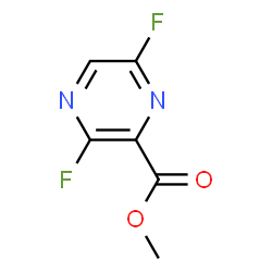 ChemSpider 2D Image | Methyl 3,6-difluoro-2-pyrazinecarboxylate | C6H4F2N2O2