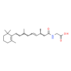 ChemSpider 2D Image | 15-[(Carboxymethyl)amino]retinal | C22H31NO3