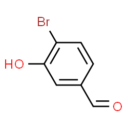 ChemSpider 2D Image | 4-Bromo-3-hydroxybenzaldehyde | C7H5BrO2