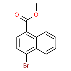 ChemSpider 2D Image | Methyl 4-bromo-1-naphthoate | C12H9BrO2