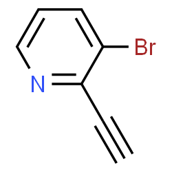 ChemSpider 2D Image | 3-Bromo-2-ethynylpyridine | C7H4BrN