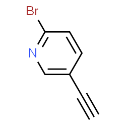 ChemSpider 2D Image | 2-Bromo-5-ethynylpyridine | C7H4BrN