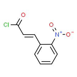 ChemSpider 2D Image | (2E)-3-(2-Nitrophenyl)acryloyl chloride | C9H6ClNO3