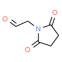ChemSpider 2D Image | 1-(2-oxoethyl)pyrrolidine-2,5-dione | C6H6NO3