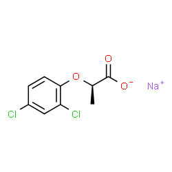 ChemSpider 2D Image | dichlorprop-P-sodium | C9H7Cl2NaO3