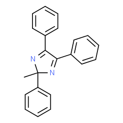 ChemSpider 2D Image | 2-Methyl-2,4,5-triphenyl-2H-imidazole | C22H18N2