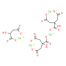 ChemSpider 2D Image | UNII:4BBS3A53GJ | C16H14Ca4O19