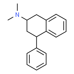 ChemSpider 2D Image | N,N-Dimethyl-4-phenyl-1,2,3,4-tetrahydro-2-naphthalenamine | C18H21N