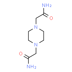 ChemSpider 2D Image | 2,2'-(1,4-Piperazinediyl)diacetamide | C8H16N4O2