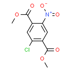 ChemSpider 2D Image | Dimethyl 2-chloro-5-nitroterephthalate | C10H8ClNO6