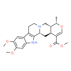 ChemSpider 2D Image | Methyl (3beta,19alpha)-10,11-dimethoxy-19-methyl-16,17-didehydro-18-oxayohimban-16-carboxylate | C23H28N2O5