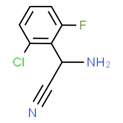 ChemSpider 2D Image | Amino(2-chloro-6-fluorophenyl)acetonitrile | C8H6ClFN2