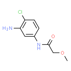 ChemSpider 2D Image | N-(3-Amino-4-chlorophenyl)-2-methoxyacetamide | C9H11ClN2O2