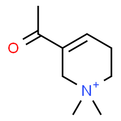 ChemSpider 2D Image | 5-Acetyl-1,1-dimethyl-1,2,3,6-tetrahydropyridinium | C9H16NO