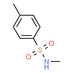 ChemSpider 2D Image | N-Methyl-p-toluenesulfonamide | C8H11NO2S