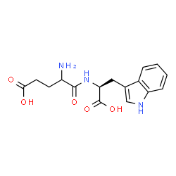 ChemSpider 2D Image | alpha-Glutamyl-L-tryptophan | C16H19N3O5