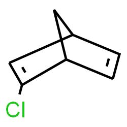 ChemSpider 2D Image | 2-Chlorobicyclo[2.2.1]hepta-2,5-diene | C7H7Cl