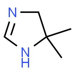 ChemSpider 2D Image | 4,4-dimethyl-4,5-dihydro-1H-imidazole | C5H10N2