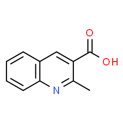 ChemSpider 2D Image | 2-Methyl-3-quinolinecarboxylic acid | C11H9NO2