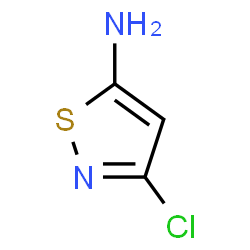 ChemSpider 2D Image | 3-Chloro-1,2-thiazol-5-amine | C3H3ClN2S