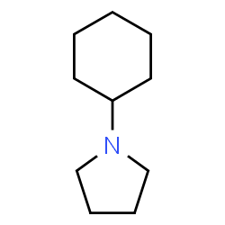 ChemSpider 2D Image | 1-Cyclohexylpyrrolidine | C10H19N