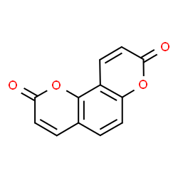 ChemSpider 2D Image | 2H,8H-Pyrano[2,3-f]chromene-2,8-dione | C12H6O4